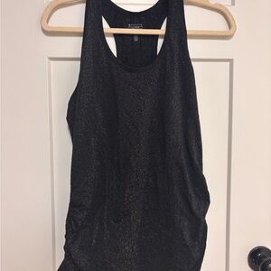 Athleta Black Racerback Athletic Tank Top Size M